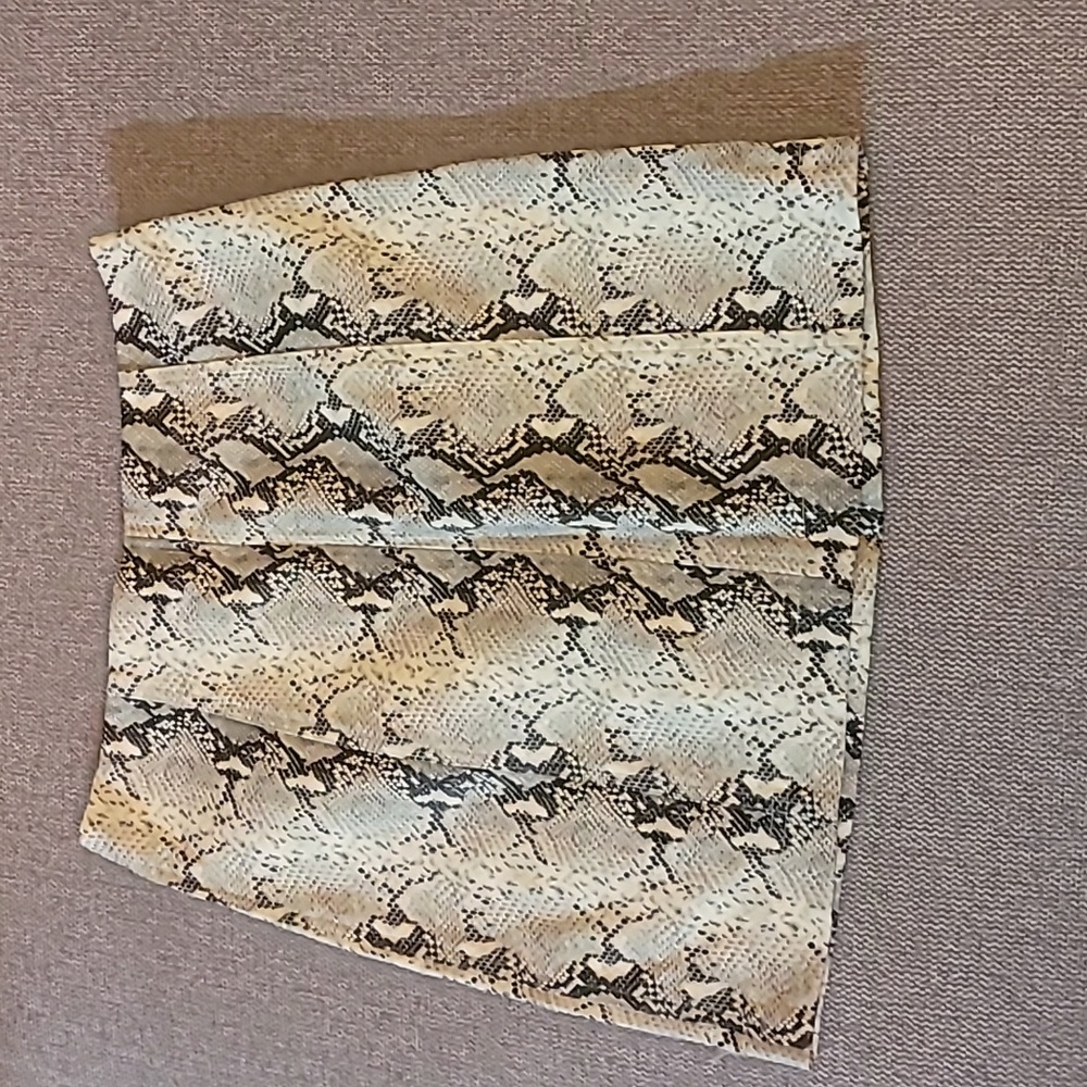Snake skin skirt